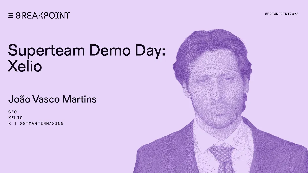Superteam Demo Day: Xelio (João Vasco Martins)